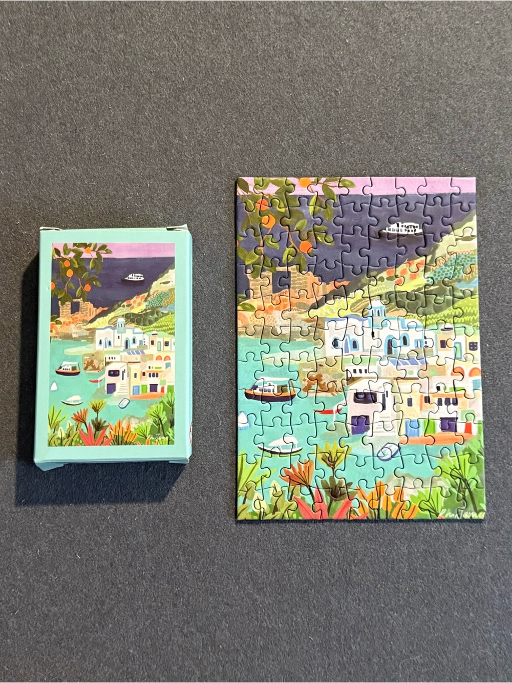 Piecely Mini 99 Piece Puzzle Milos Greece